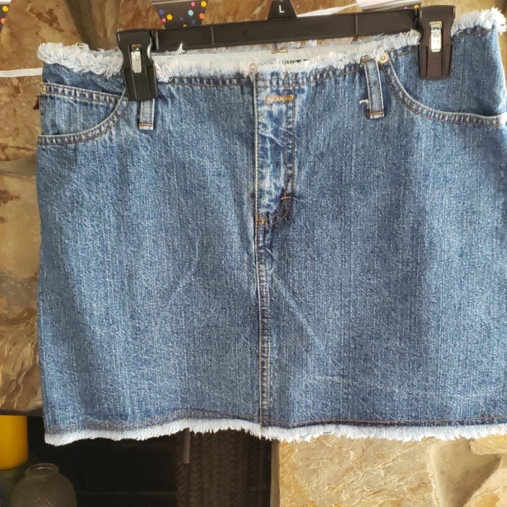 💥Denim mini skirt Sz 11/12